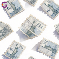 Autocollants décoratifs en vinyle personnalisés pour les voyages en Europe et aux États-Unis, commémoratifs, adaptés à la décoration des enveloppes et des billets d'avion