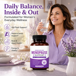 Dietary Supplement High-Protein Gluten-Free Herbal Extract Organic <b>Menopause</b> Capsules for Adult Women-60 Capsules/Bottle - Product Image 2