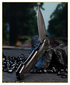 Couteau pliant d'extérieur <span class=keywords><strong>FA18</strong></span> entièrement en acier pour lame en acier inoxydable, couteau de poche multifonctionnel EDC pour le camping et la survie - Product Image 6