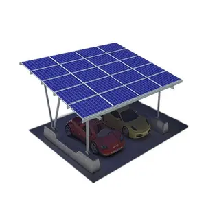 Telecamere di sicurezza HF all'aperto pannelli solari autoinstallanti set tenda per posto auto coperto PV