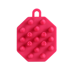 Wholesale Silicone Exfoliating Body Scrubber Portable Shampoo <b>Brush</b> Bath <b>Brush</b> for Hair Washing & Body Massage Face Care - Product Image 2