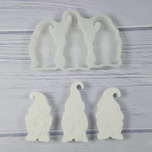 Molde de silicona para cupcakes S1536 Ins 3D ecológico de Papá Noel, adornos de combinación de PC hechos a mano para herramientas de horneado, arte de resina de yeso - Product Image 5