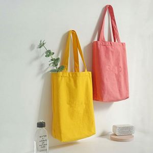 Sac fourre-tout en toile personnalisé réutilisable avec impression sur mesure, sangle en corde et logo pour cadeau - Product Image 3