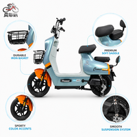 Nouveau modèle 2026 – Vélo électrique adulte au design moderne, prix abordable, moto électrique à 2 roues, scooter puissant et rapide avec panier