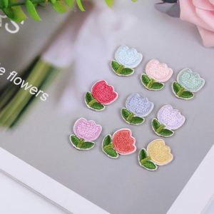 Mini Patch Autocollant 1,6*1,3cm Motif Fleur Mignonne et Colorée pour Décoration Vêtements Chaussures Chapeaux - Product Image 4