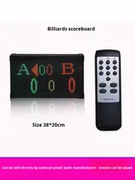 Marcador Electrónico LED Abatible con Cronómetro para Baloncesto, Fútbol, Tenis de Mesa y Billar, Uso en Interiores, IP65, 5V, SDK, 1 Año de Garantía