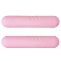 LADYGLOW Ensemble d'haltères en silicone écologiques personnalisés, antidérapants, pour femmes, yoga, pilates, gym à domicile