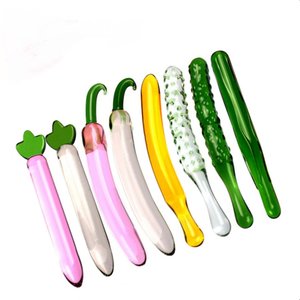 Hot Selling 5 Types Groentecrystal <span class=keywords><strong>Glass</strong></span> <span class=keywords><strong>Dildo</strong></span> Anal Plug Glas Komkommer <span class=keywords><strong>Dildo</strong></span> Masturbatie Glazen <span class=keywords><strong>Dildo</strong></span> Voor Vrouwen - Product Image 1