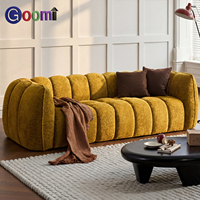 Designer Kürbis-Sessel im französischen Vintage-Stil, hochelastisches Chenille-Kompressionssofa für das Wohnzimmer