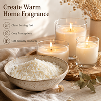 Cera de Soja Natural en Hojuelas, 100% Orgánica, 464, para Hacer Velas, Venta al Por Mayor