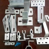 Accessoires de montage BIPV et rainures étanches pour système de toiture solaire, kit complet de quincaillerie de fixation structurelle