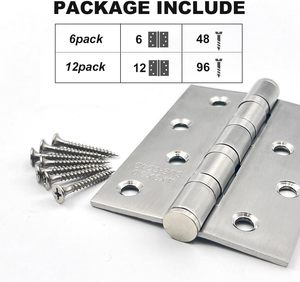 Bán buôn bán hàng trực tiếp 4/5 inch phẳng mở mông bản lề thép không gỉ bóng mang bản lề cho cửa bóng mang cửa bản lề - Product Image 6