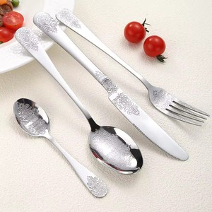 Couverts De Mariage Or Argenterie Ensemble Cubiertos <span class=keywords><strong>Golden</strong></span> Couverts Couverts Kits pour Événements - Product Image 4