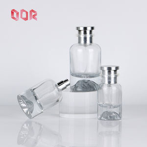 Wholesale Simple Thickened 30ml 50ml <b>100ml</b> Advanced Perfume <b>Bottle</b> Flat Clear Thick Sole Portable Glass <b>Spray</b> <b>Bottle</b> - Product Image 6