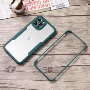 Accesorios de teléfono móvil de lujo, funda completa de TPU + acrílico de 360 grados para Samsung <span class=keywords><strong>Galaxy</strong></span> M22/M32 - Product Image 4