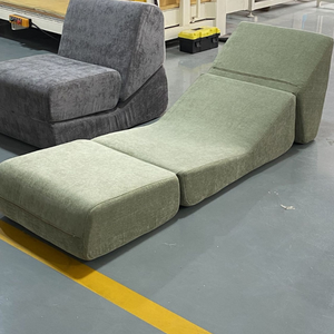 JJY-055 Divano Letto Modulare Moderno, Arredamento Sezionale per Soggiorno con Pouf, Divano in Schiuma a Bolle - Resistente ed Elegante - Product Image 6