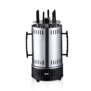 RAF R.8612 Nouveau design Vente chaude Barbecue électrique <span class=keywords><strong>vertical</strong></span> portable rotatif <span class=keywords><strong>Brochettes</strong></span> électriques 360 °   Diplôme - Product Image 6