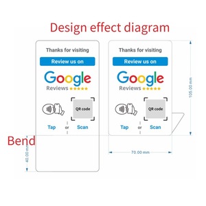 Tarjeta <span class=keywords><strong>de</strong></span> Membresía NFC RFID Personalizada, Tarjeta <span class=keywords><strong>de</strong></span> Regalo para Hotel, Soporte <span class=keywords><strong>de</strong></span> Reseña, Diseño Acrílico Resistente al Agua para Redes Sociales y <span class=keywords><strong>Google</strong></span> <span class=keywords><strong>Play</strong></span> - Product Image 4