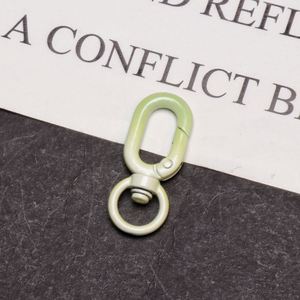 Wholesale Multi-Functional Light Metal Keychain <b>Cheap</b> DIY Small Gift Pendant Hook with Spring Buckle Color Customizable - Product Image 6