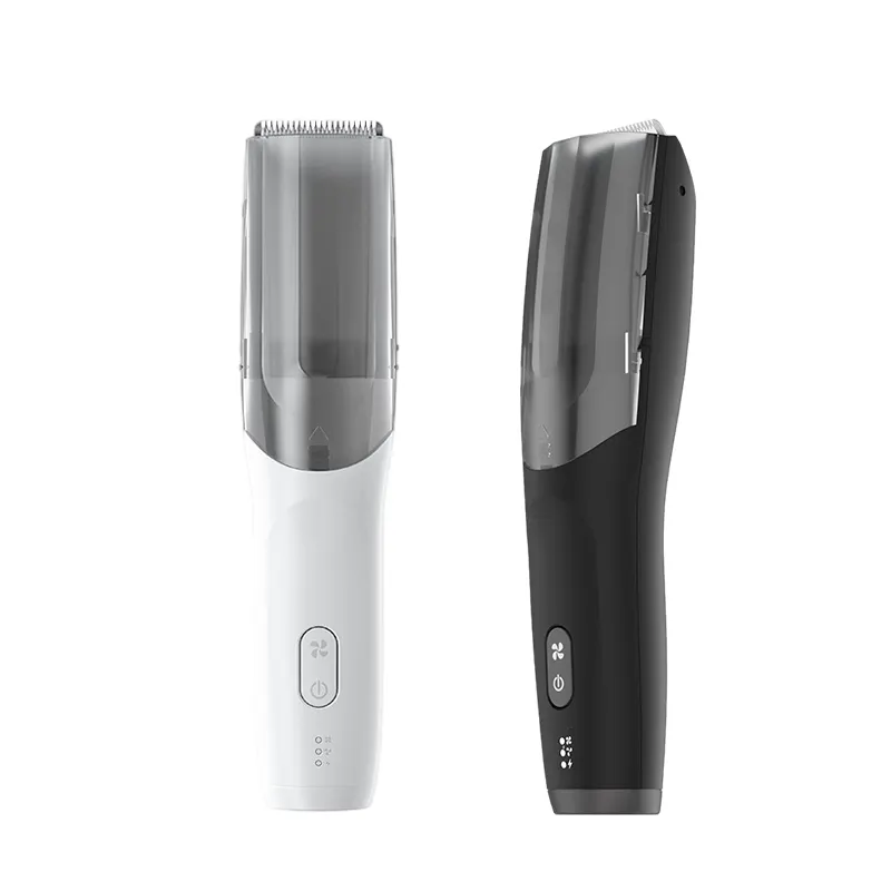 Professionnel Électrique Sans Fil Barber Split Ends Tondeuse À Cheveux USB Portable Aspirateur Homme Tondeuse Kit