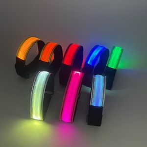 Brazalete Luminoso de Tela con Luz LED para Correr, Brazalete Reflectante de Seguridad para Correr de Noche, para Navidad, Pascua, Halloween - Product Image 2
