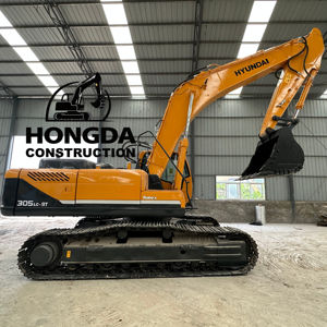 Excavadora hidráulica sobre orugas Hyundai de segunda mano usada maquinaria de proyecto de construcción grande de 30,5 toneladas - Product Image 1