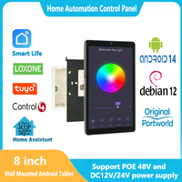 Panel POE con Pantalla Táctil Capacitiva de 8 Pulgadas para Automatización Inteligente, con Sistema Operativo Android, Control Remoto y por Aplicación