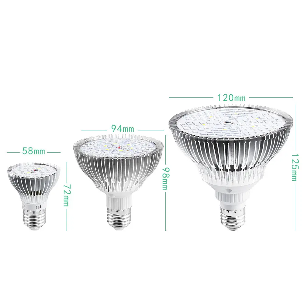 Full Spectrum Lamp E27 Grow LED Plant Light 220V Phytolamps For Seedlings E14 Fitolampy 18W 28W 30W 50W 80W 100W Hydroponic Bulb