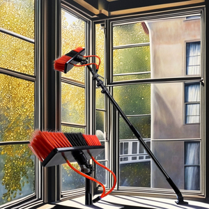 Mástil de Limpieza Telescópico de Acero Inoxidable con Gancho Universal para Limpieza de Paneles Solares y Ventanas, Hecho en China - Product Image 3