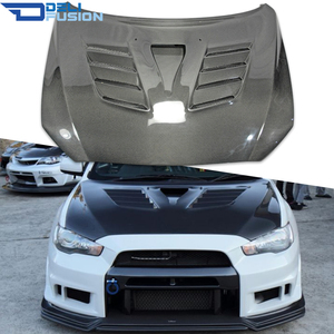 Capó de Fibra de Carbono Estilo VRS V2 con Ventilación para Mitsubishi Lancer Evolution X EVO10 CZ4A 2008-2016 - Product Image 1