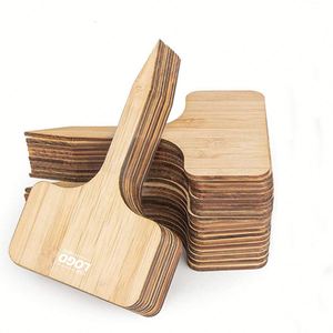 Premium Poplar <b>Plant</b> Labels, T-Type Wooden <b>Plant</b> Tags <b>for</b> Gardening and Cheese <b>Markers</b> - Product Image 1