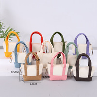 Dompet Koin Kanvas Tas Jinjing Mini Tas Jinjing Gantungan Kunci Dompet Tas Uang Kecil Tas Tangan Tas Lipstik Rias Tas Gantungan Kunci Dompet Kecil