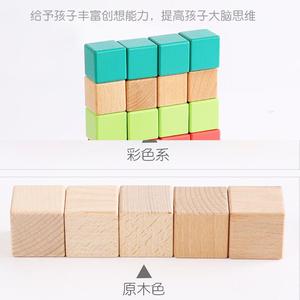 Khối gỗ nhỏ 3cm để trang trí gỗ sồi Khối 30mm với các góc được đánh bóng cho hàng thủ công - Product Image 3