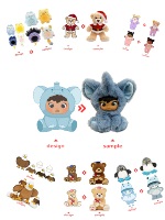 Haute qualité CE/CPC/EN71 doux mère bébé jouets en peluche ours en peluche Animal en peluche texte personnalisé Logo Image Design