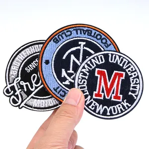 Custom Embroidery Patch Computer Embroidery Stamp Shoulder And Arm Stamp 3D Badge Overlock Patch Patch