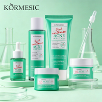 KORMESIC – Kit de Soins Visage et Corps 5-en-1 Certifié Bpom, Solution Intense Anti-Acné, Rajeunissant, Nourrissant et Éclaircissant