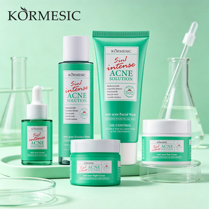 KORMESIC - Set de Cuidado Facial y Corporal 5 en 1 con Certificación Bpom, Solución Intensa para el Acné, Rejuvenecedor, Nutritivo e Iluminador - Product Image 1