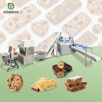 Mesin Pembuat Snack Bar Protein Nougat Karamel Permen Buah Kacang Bentuk Cetakan Putar Lengkap Set Kecil Ekstrusi di India