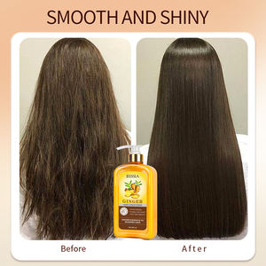 Soin capillaire naturel Jiessia, traitement au gingembre, hydratant, lissant, anti-frisottis, réparation en profondeur des cheveux abîmés, revitalisant nourrissant au gingembre - Product Image 3