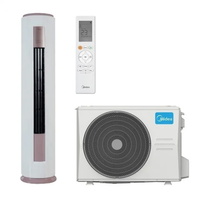 Climatisation verticale à pompe à chaleur pour climatiseur à onduleur DC T3 R-410A, certifiée Energy Star, sur pied