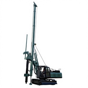Pile driver <span class=keywords><strong>de</strong></span> type chenillé <span class=keywords><strong>CFA</strong></span>, profondeur <span class=keywords><strong>de</strong></span> forage 25m, système entièrement hydraulique, moteur Cummins à engrenages, haute efficacité, 20t, ISO CE - Product Image 1