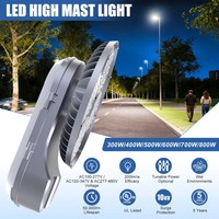 Projecteur LED extérieur 600W 120000LM IP65, éclairage de stade, garantie 5 ans, contrôle par capteur de lumière pour parkings et terrains de sport