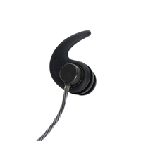 Dernière conception unique de sport 3.5mm écouteurs portables intra-auriculaires filaires écouteurs antibruit micro téléphone pilote DJ jeu utiliser du silicium