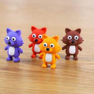 Custom Cute Animal Shape Eraser Dog 3D <b>Pencil</b> Eraser Promotional <b>School</b> Gift Mini Rubber Eraser - Product Image 4