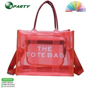 Bolso Tote Transparente Impermeable de PVC de Alta Calidad para Mujer, Gran Capacidad, con Cierre, Estilo Bandolera, Venta Caliente 2026 - Product Image 1