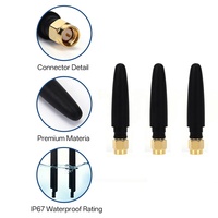 Antenne Wi-Fi Lanyi Router-Antenna-LY-G0012 Mini Haute Performance 3dBi en Caoutchouc, Vente en Gros Usine, Polarisation Verticale 2.4G 5.8GHz