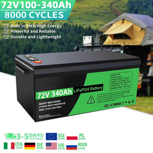 <span class=keywords><strong>72v</strong></span> 100ah 200ah 300ah 340ah Lifepo4 packs de batterie solaire système de maison avec BMS 12v 36v 48v 51.2v batterie au lithium-ion - Product Image 1