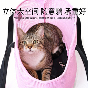 Bolsa de transporte para mascotas de malla, 36x20x23cm, transpirable, duradera, plegable, para gatos de hasta 7kg - Product Image 4