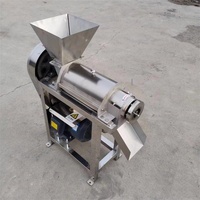 Industriële spiraalvormige fruitpers volautomatische sap-pulp separator MA MA-0.5 380V voor bosbessen, drakenvrucht, 1 jaar garantie
