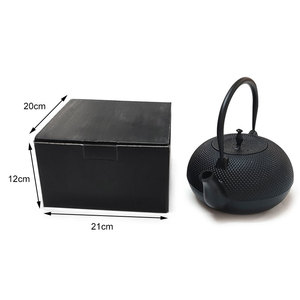<span class=keywords><strong>Debien</strong></span> Théière Classique Chinoise Antique 1,8 L en Fonte Émaillée Noire, Écologique pour Usage Domestique, en Promotion - Product Image 2
